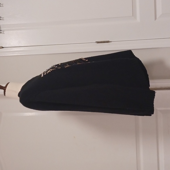 Guess black oversized high low sweater tiger graphic embroidered medium - Picture 8 of 16